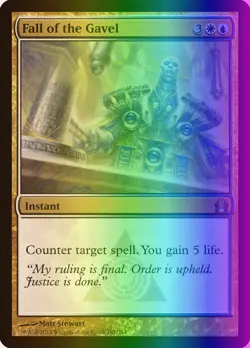 MTG Magic the Gathering Fall of the Gavel (161/286) Return to Ravnica LP FOIL - Image 1