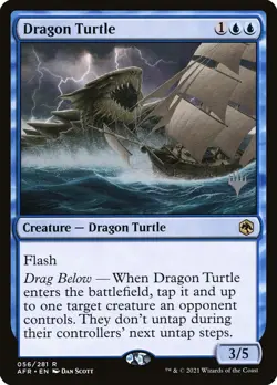 MTG Dragon Turtle (56p/241) Adventures in the Forgotten Realms Promos LP - Image 1