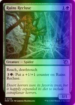 MTG Magic the Gathering Ruins Recluse (336/550) March of the Machine LP FOIL - Image 1