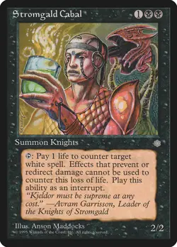 MTG Magic the Gathering Stromgald Cabal (166/383) Ice Age MP - Image 1