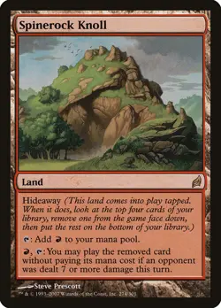 MTG Magic the Gathering Spinerock Knoll (274/312) Lorwyn MP - Image 1