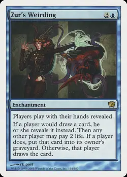 MTG Magic the Gathering Zur's Weirding (114/359) Ninth Edition MP - Image 1