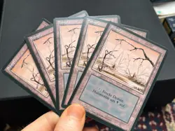 5x German Fbb Swamp • Unplayed / Mostly Clean • Basic Land • Mtg - Image 1