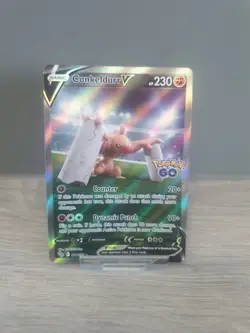 Pokemon TCG Conkeldurr V 074/078 Pokemon Go Alternate Full Art Ultra Rare Card - Image 2