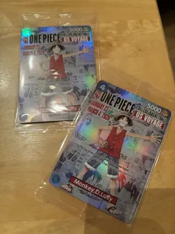One Piece Monkey D. Luffy US Voyage College Basketball Promo SEALED - Image 1
