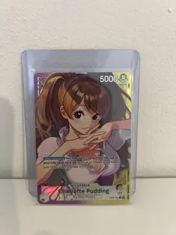 One Piece TCG Charlotte Pudding OP08-058 Alt Art Leader Two Legends NM English - Image 1