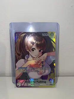 One Piece TCG Charlotte Pudding OP08-058 Alt Art Leader Two Legends NM English - Image 2