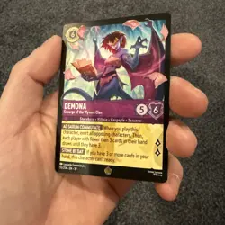 2025 Disney Lorcana Demona Scourge of the Wyvern Clan Whispers Well #55/204 - Image 2