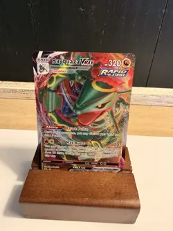 Pokemon TCG Rayquaza VMAX Holo Ultra Rare Card Crown Zenith 102/159 NM Condition - Image 1