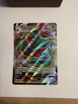 Pokemon TCG Rayquaza VMAX Holo Ultra Rare Card Crown Zenith 102/159 NM Condition - Image 3