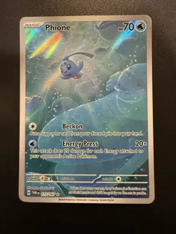 Phione Pokemon TCG Twilight Masquerade Illustration Rare Card 175/167 LP - Image 1