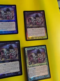 Skinthinner x4. Playset Zombie. LEGIONS (2003). OLD VINTAGE FOIL MTG 4 CARD - Image 2