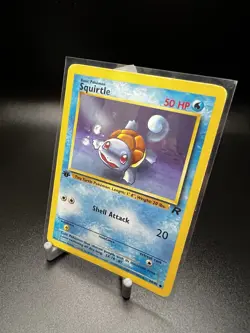 1st Edition Squirtle 68/82 Team Rocket Set Rare Vintage Pokemon Card - LP - Image 2