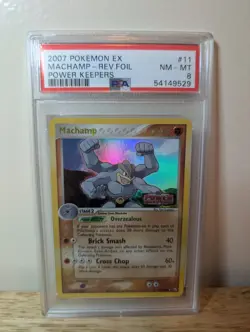 PSA 8 Machamp 11/108 EX Power Keepers Reverse Holo. Pokemon Cards. BGS CGC - Image 1