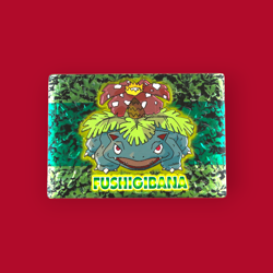 VENUSAUR (FUSHIGIDANA)--JAPANESE MEIJI EMBOSSED PROMO FOIL POKEMON CARD - Image 1