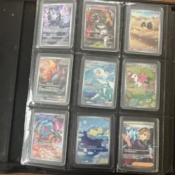 Pokemon Card Collection Binder Lot ex, ir, sar, sir, ar 190 card lot - Image 1