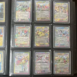 Pokemon Card Collection Binder Lot ex, ir, sar, sir, ar 190 card lot - Image 3