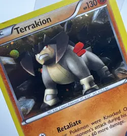 Terrakion 73/101 Cosmos Holo Pokemon Card 2011 Noble Victories LP - Image 2