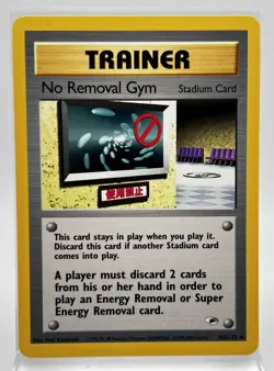 No Removal Gym 103/132 Pokemon Card 2000 Gym Heroes LP - Image 1