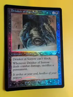 Drinker of Sorrow. Horror. LEGIONS (2003). OLD VINTAGE FOIL MTG CARD - Image 2