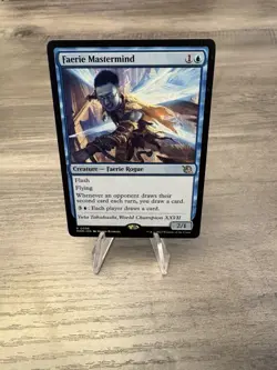 Magic the Gathering MTG Faerie Mastermind PROMO Near Mint - Image 1