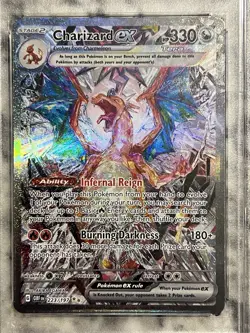 Pokemon 2023 Charizard ex 223/197 SIR Obsidian Flames GEM MINT PSA 10 - Image 2