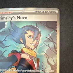 Pokemon Grimsley's Move Trainer-Supporter Full Art PFL 120/094 Uncommon Holo - Image 5