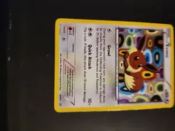 2013 Pokemon Black And White Series Holo Rare Eevee Catolog Code BW 94 - Image 1