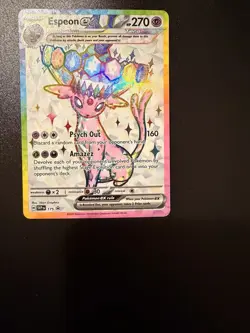 Pokemon TCG Espeon EX SVP 175 Black Star Promo Prismatic Evolutions NM - Image 1