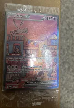Pokemon TCG Mew EX 053 Scarlet & Violet Promo Holo Full Art NM Condition Sealed - Image 1