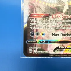 Umbreon VMAX Tg23/Tg30 Swsh09: Brilliant Stars Trainer Gallery Holo Pokemon Dmg - Image 5