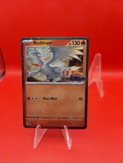 Reshiram 022/142 STELLAR CROWN STAMP COSMOS HOLO FOIL Pokemon STAMPED English - Image 1