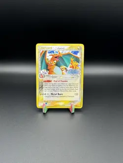 *US SELLER* Pokemon Charizard 4/100 Crystal Guardians stamped Reverse Holo MP - Image 1