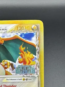 *US SELLER* Pokemon Charizard 4/100 Crystal Guardians stamped Reverse Holo MP - Image 4
