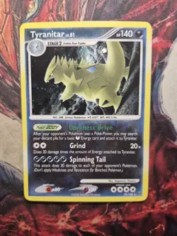 Tyranitar Lv 61 30/100 Stormfront Holo Rare 2008 Pokemon MP - Image 1