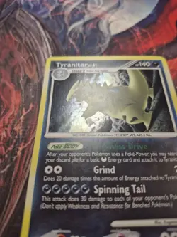 Tyranitar Lv 61 30/100 Stormfront Holo Rare 2008 Pokemon MP - Image 2