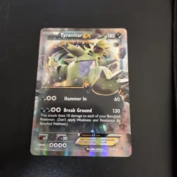 Pokemon TCG - Tyranitar EX 42/98 - Holo Ultra Rare - XY Ancient Origins *NM/M - Image 1