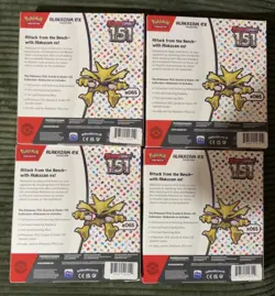 Pokemon 151 Scarlet & Violet Alakazam ex Collection Box TCG Sealed-Lot of 4 - Image 2