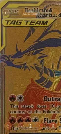 Pokemon - 🔥Reshiram & Charizard🔥GX - SM247 - Tag Team: Black✩Star Promo! - Image 4