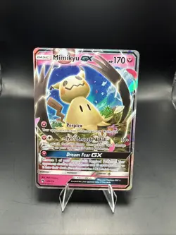 Pokemon Sun & Moon Lost Thunder 2018 Mimikyu GX 149/214 Holo Near Mint - Image 2