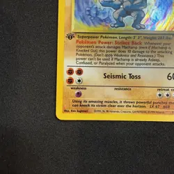 Pokemon TCG Machamp Holo Rare 1st Edition Base Set 8/102 - Image 5