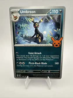 Umbreon 130/197 2024 Trick Or Trade Promo Stamped Pokemon TCG - Image 1