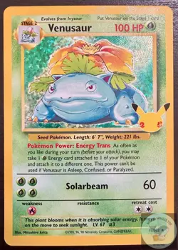Venusaur 15/102 Classic Collection Celebrations: Classic Collection Pokemon NM - Image 1