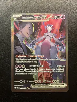 Pokemon TCG - Destined Rivals - Team Rocket's Mewtwo ex - 231/182 SIR - Image 1