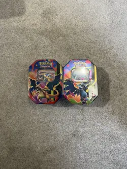 Pokemon TCG - Mega Charizard ex Tin (Set of 2 Tins) - Brand New Sealed - Image 1