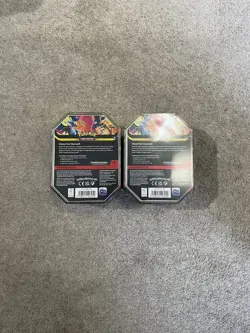 Pokemon TCG - Mega Charizard ex Tin (Set of 2 Tins) - Brand New Sealed - Image 2