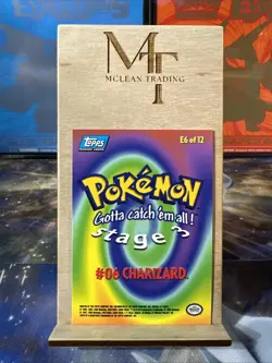 1999 TOPPS POKEMON THE MOVIE EDT E6 CHARIZARD #6 - Image 2