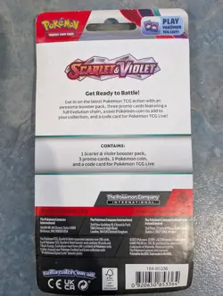 Pokemon TCG Scarlet & Violet Premium Checklane Blister GENGAR ✅ - Image 2