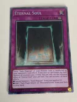 Yugioh - Eternal Soul x 3 - 1st Edition Platinum Secret Rare NM - Free Holo Card - Image 4