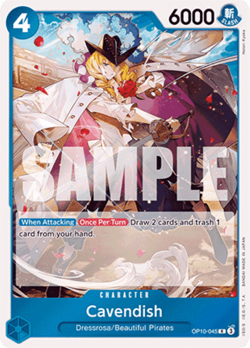 One Piece TCG OP10-045 (ENG) / Cavendish / Royal Blood - Image 1